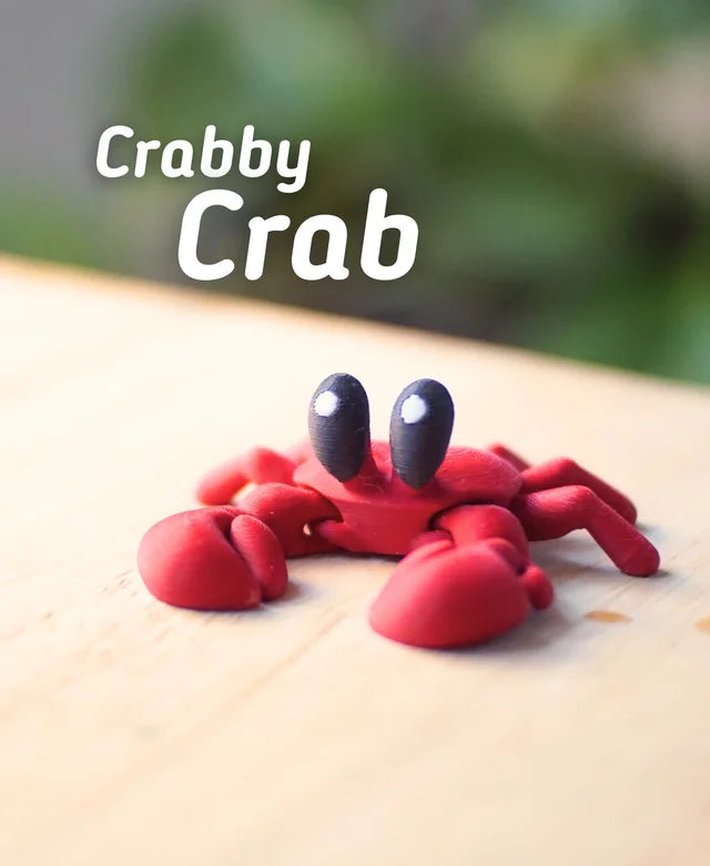 Crabby Crab - Fidget Toy/Keychain/Magnet