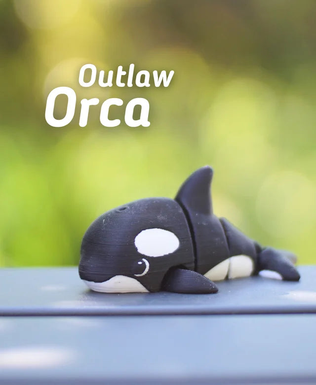Outlaw Orca - Fidget Toy/Keychain