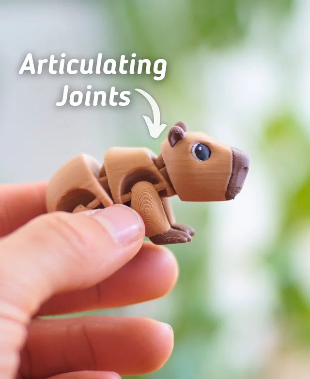 Clumsy Capybara - Fidget Toy/Keychain