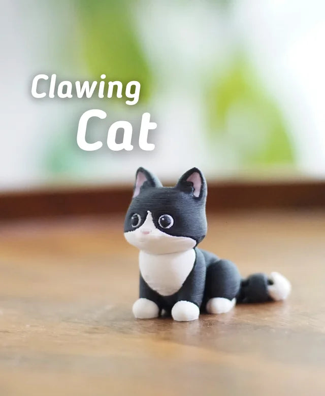 Clawing Cat - Fidget Toy/Keychain