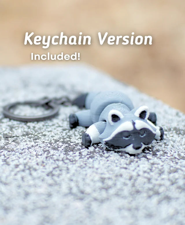 Riggly Raccoon - Fidget Toy/Keychain