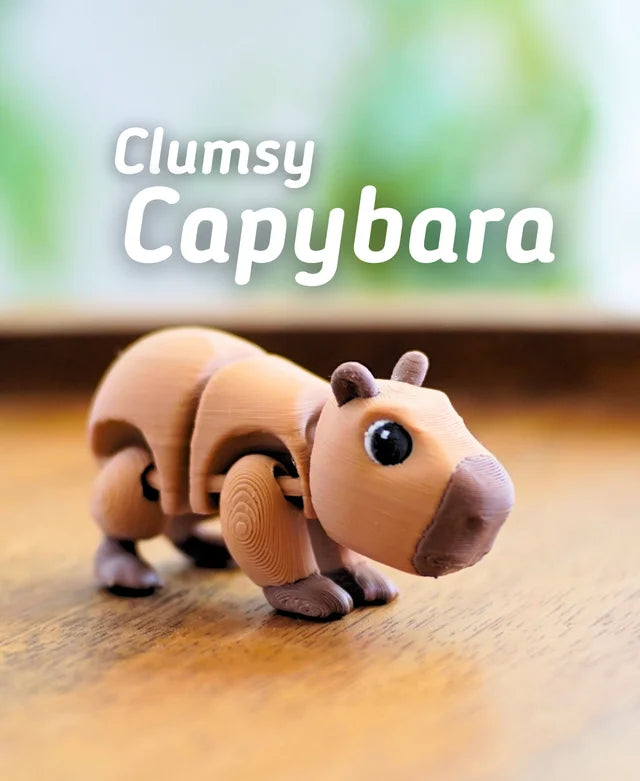 Clumsy Capybara - Fidget Toy/Keychain
