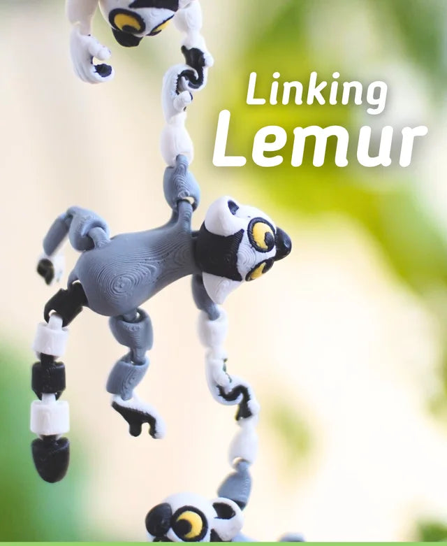 Linking Lemur - Fidget Toy/Keychain