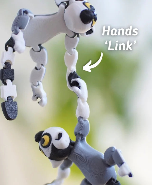 Linking Lemur - Fidget Toy/Keychain