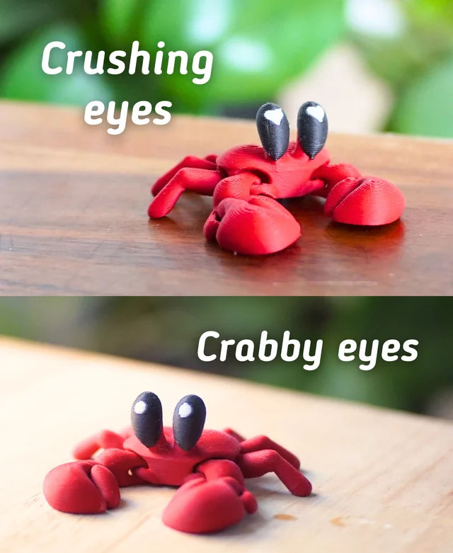 Crabby Crab - Fidget Toy/Keychain/Magnet