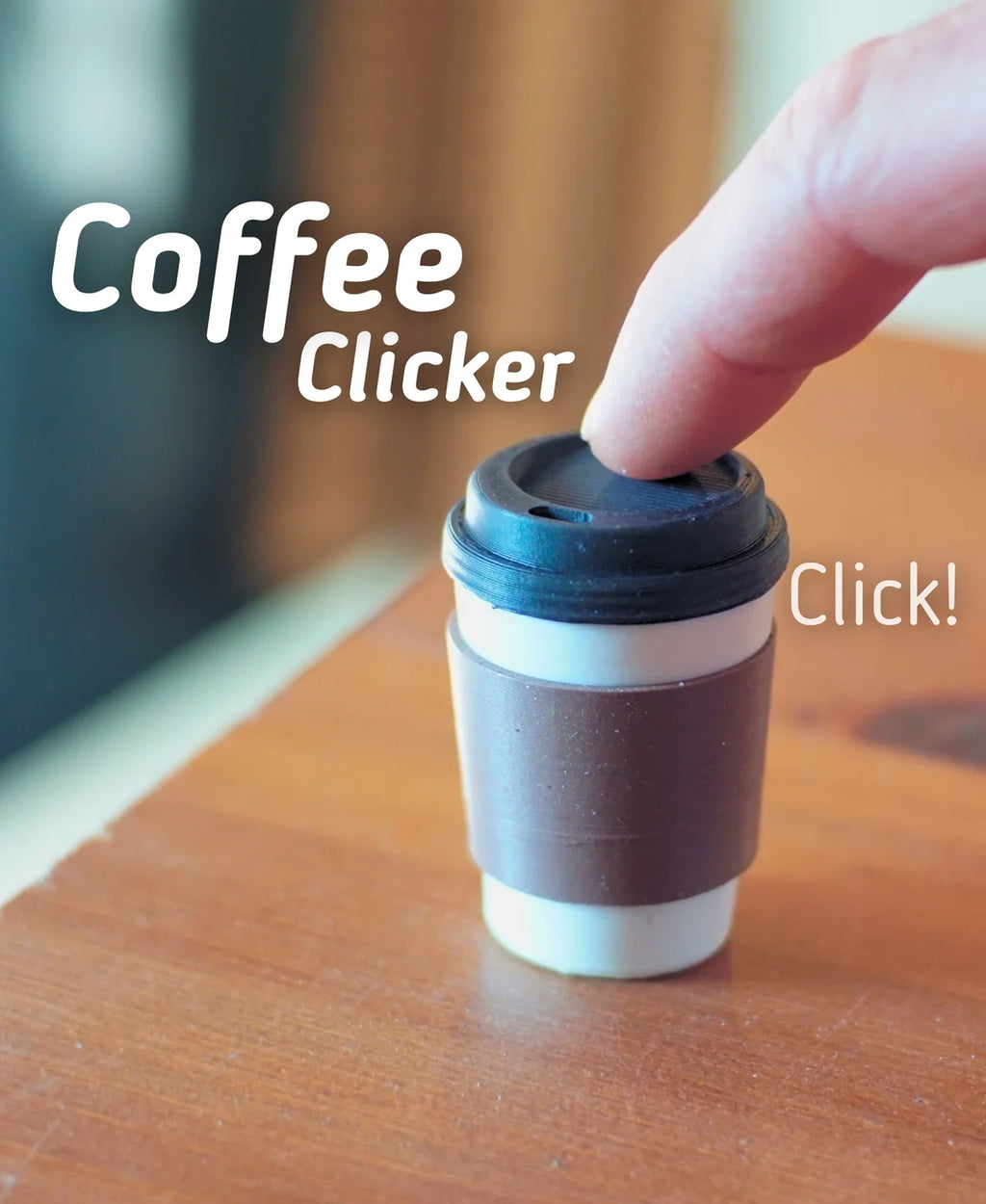 Coffee Clicker - Fidget Toy/Keychain