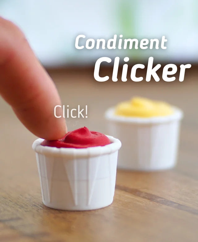 Condiment Clicker - Fidget Toy/Keychain