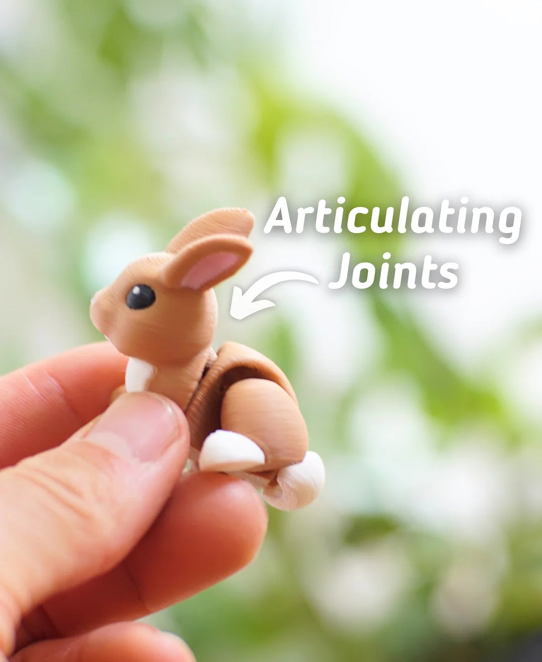 Bounding Bunny - Fidget Toy/Keychain
