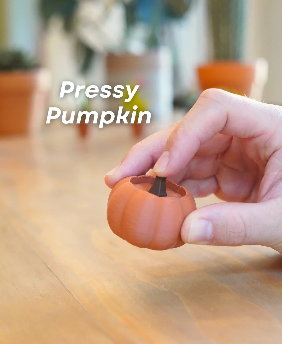 Pressy Pumpkin Clicker - Fidget Toy/Keychain